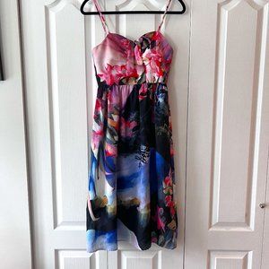 Anthropologie Corey Lynn Calter Watercolour Dress Size 2P